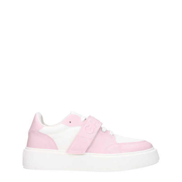 Ganni Pink Leather Low Tops Ganni Pink Leather Low Tops