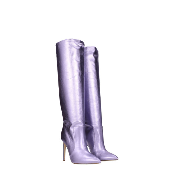 Paris Texas Purple Leather High Heel Boots Paris Texas Purple Leather High Heel Boots