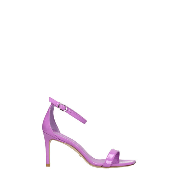 Stuart Weitzman Purple Leather Stiletto Heels Sandals Stuart Weitzman Purple Leather Stiletto Heels Sandals