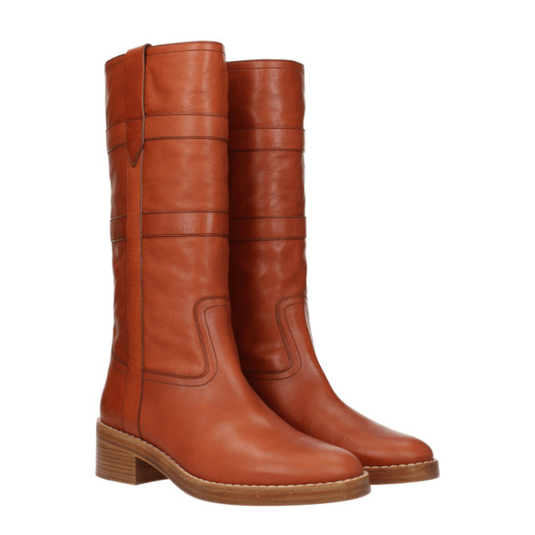Celine Brown Leather Boots Celine Brown Leather Boots