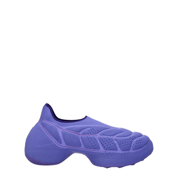 Purple Fabric Slip-On Loafers Purple Fabric Slip-On Loafers