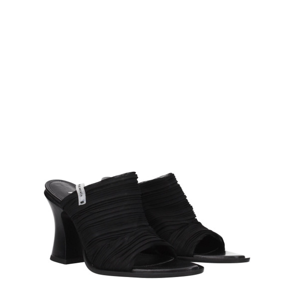 Black Fabric Platforms Black Fabric Platforms