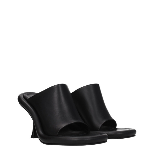 Black Leather Stiletto Heels Sandals JW8547362898185BT Black Leather Stiletto Heels Sandals JW8547362898185BT