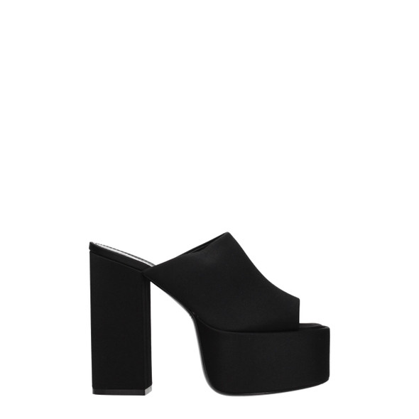 Paris Texas Black Satin Platforms Paris Texas Black Satin Platforms