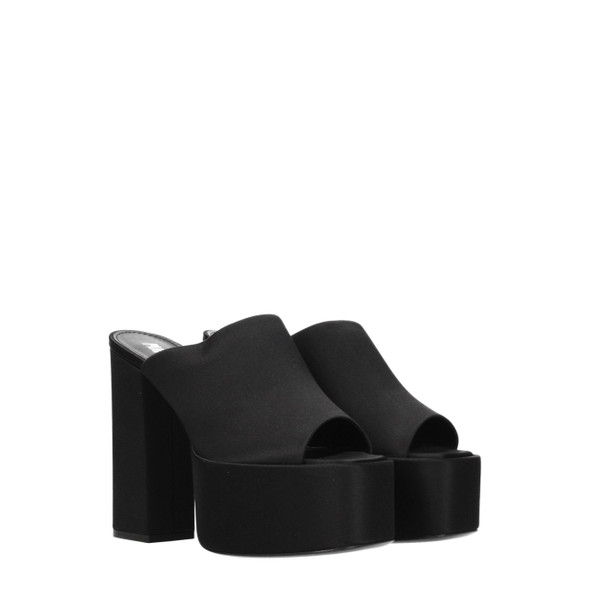 Paris Texas Black Satin Platforms Paris Texas Black Satin Platforms