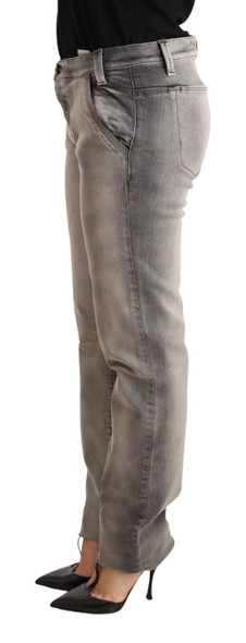 Gray Washed Low Waist Skinny Trouser Cotton Jeans Gray Washed Low Waist Skinny Trouser Cotton Jeans