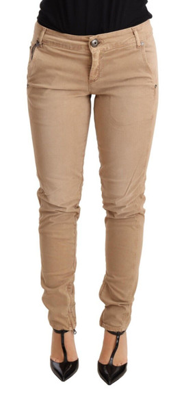 Brown Low Waist Skinny Denim Trouser Cotton Jeans Brown Low Waist Skinny Denim Trouser Cotton Jeans