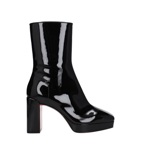 Christian Louboutin Black Leather Ankle Boots Christian Louboutin Black Leather Ankle Boots