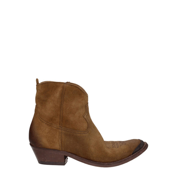 Brown Leather Ankle Boots GO8547431612681BT Brown Leather Ankle Boots GO8547431612681BT