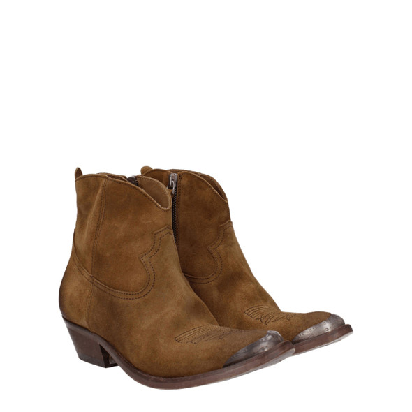 Brown Leather Ankle Boots GO8547431612681BT Brown Leather Ankle Boots GO8547431612681BT