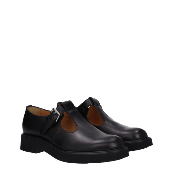 Church's Black Leather Oxfords And Derbies Church's Black Leather Oxfords And Derbies