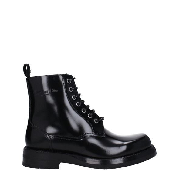 Christian Dior Black Leather Ankle Boots Christian Dior Black Leather Ankle Boots