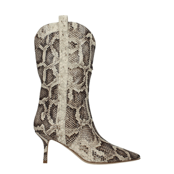 Paris Texas Beige Leather Ankle Boots PA8547451142409BT Paris Texas Beige Leather Ankle Boots PA8547451142409BT