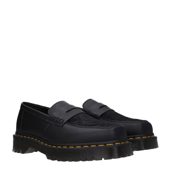 Black Leather Slip-On Loafers DR8547456024841BT Black Leather Slip-On Loafers DR8547456024841BT