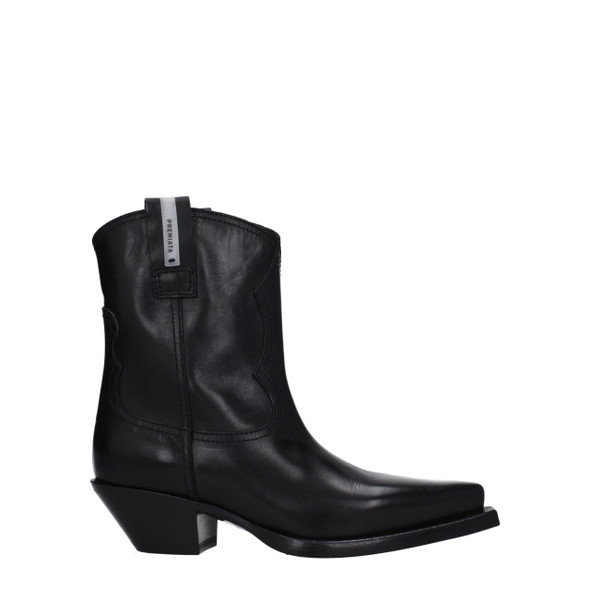 Premiata Black Leather Ankle Boots Premiata Black Leather Ankle Boots