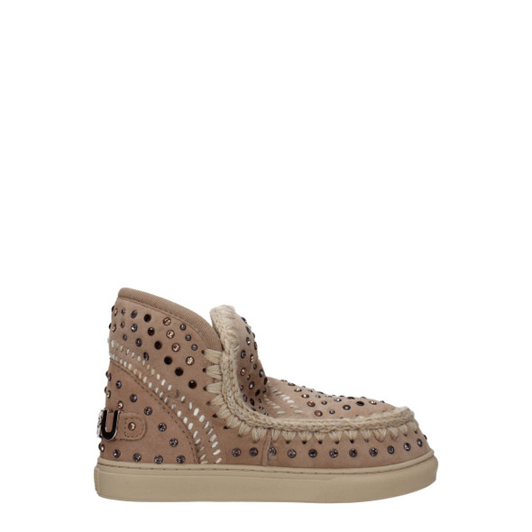Mou Beige Leather Ankle Boots Mou Beige Leather Ankle Boots