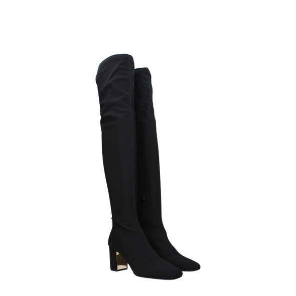 Black Fabric Over The Knee Black Fabric Over The Knee