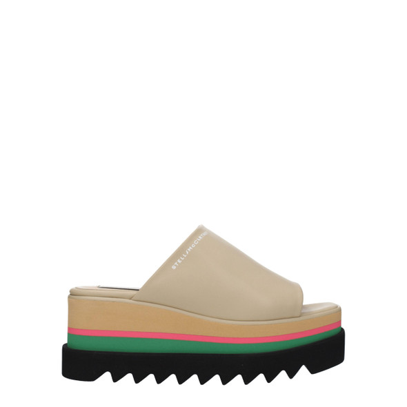 Stella McCartney Beige Leather Slippers Sandals Stella McCartney Beige Leather Slippers Sandals