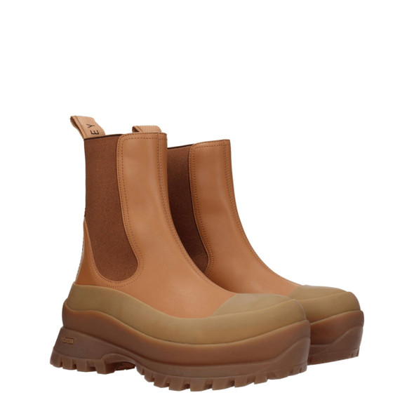 Brown Leather Ankle Boots ST8547463692553BT Brown Leather Ankle Boots ST8547463692553BT