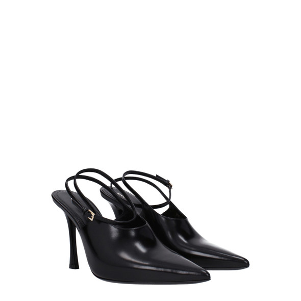Givenchy Black Leather High Heel Pumps Givenchy Black Leather High Heel Pumps