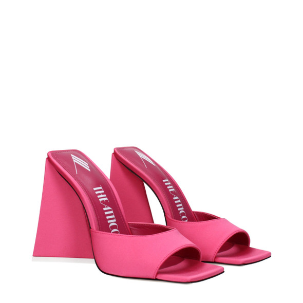 Pink Fabric Platforms Pink Fabric Platforms