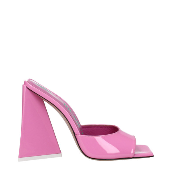 The Attico Pink Leather Platforms The Attico Pink Leather Platforms