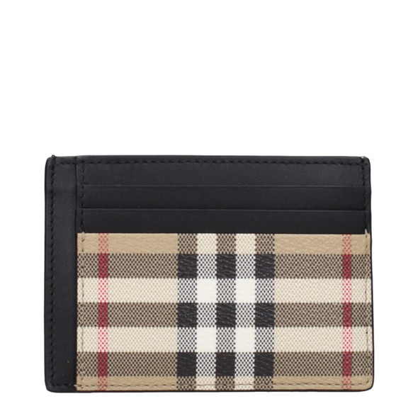 Burberry Beige Fabric Cardholders BU9198904639753BT Burberry Beige Fabric Cardholders BU9198904639753BT