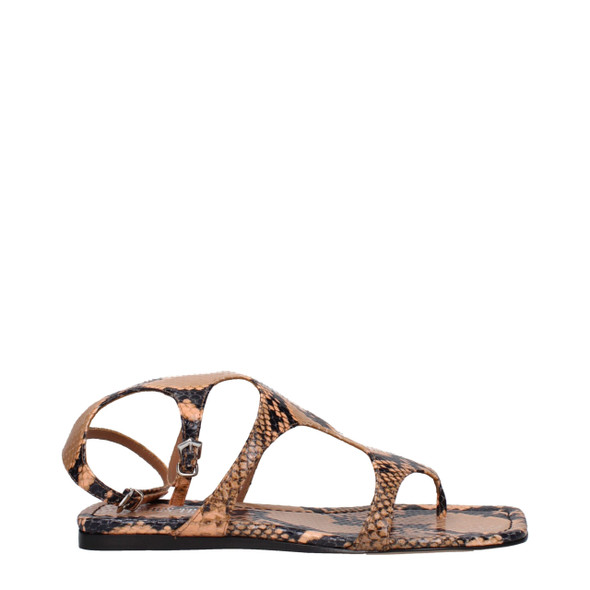 Paris Texas Brown Leather Flip-Flop Sandals Paris Texas Brown Leather Flip-Flop Sandals