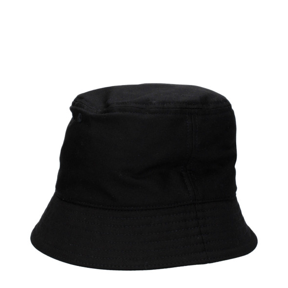 Valentino Garavani Black Cotton Bucket Hats Valentino Garavani Black Cotton Bucket Hats