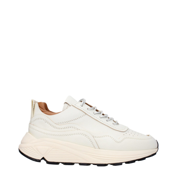 Buttero White Leather Low Tops Buttero White Leather Low Tops