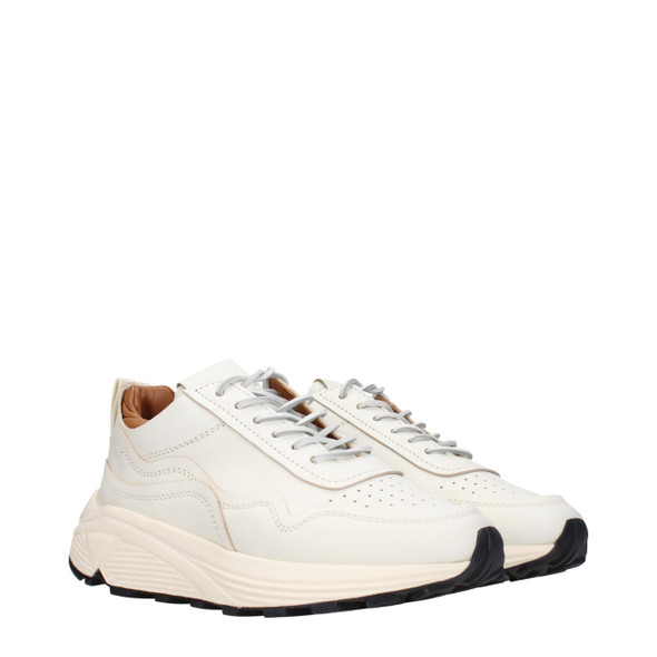 Buttero White Leather Low Tops Buttero White Leather Low Tops