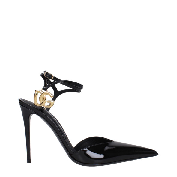 Dolce & Gabbana Black Leather Stiletto Heels Sandals Dolce & Gabbana Black Leather Stiletto Heels Sandals