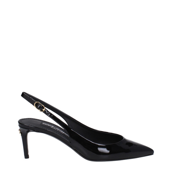 Dolce & Gabbana Black Leather High Heel Pumps Dolce & Gabbana Black Leather High Heel Pumps