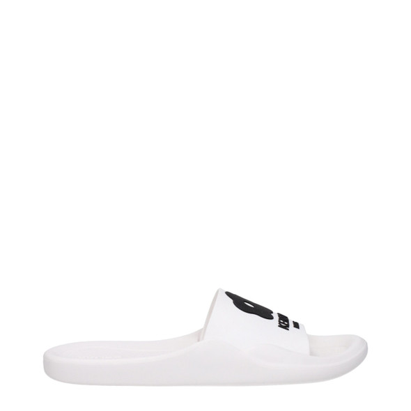 White Cotton Slippers Sandals KE9312232702217BT White Cotton Slippers Sandals KE9312232702217BT