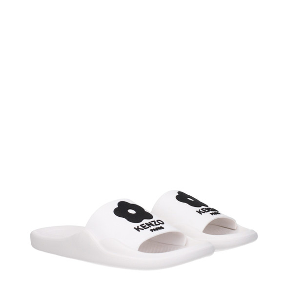 White Cotton Slippers Sandals KE9312232702217BT White Cotton Slippers Sandals KE9312232702217BT