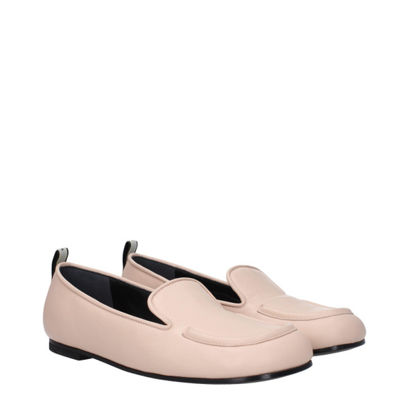 Premiata Pink Leather Slip-On Loafers Premiata Pink Leather Slip-On Loafers