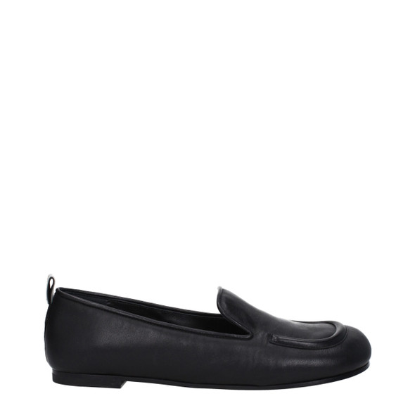 Premiata Black Leather Slip-On Loafers Premiata Black Leather Slip-On Loafers