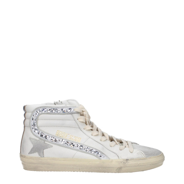 Golden Goose White Leather High Tops Golden Goose White Leather High Tops