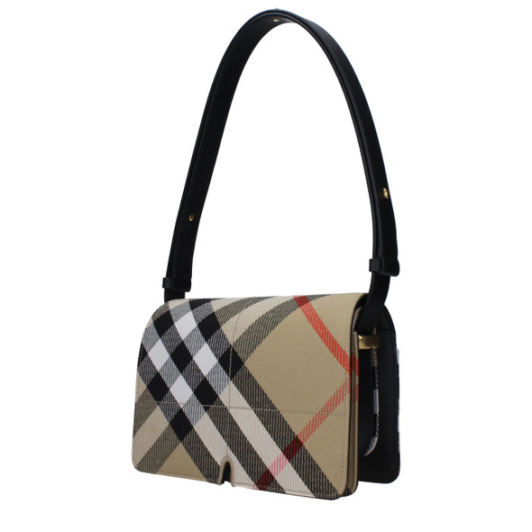 Burberry Beige Fabric Shoulder Bags Burberry Beige Fabric Shoulder Bags