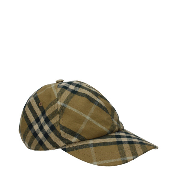 Burberry Green Cotton Caps (Baseball Hat) Burberry Green Cotton Caps (Baseball Hat)