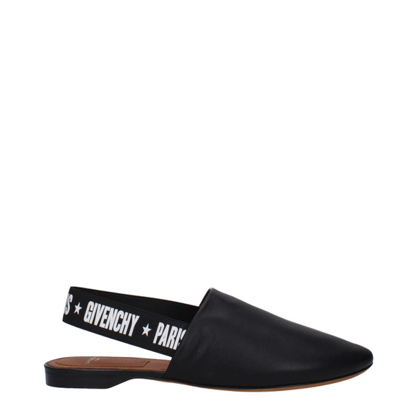 Givenchy Black Leather Slides Givenchy Black Leather Slides