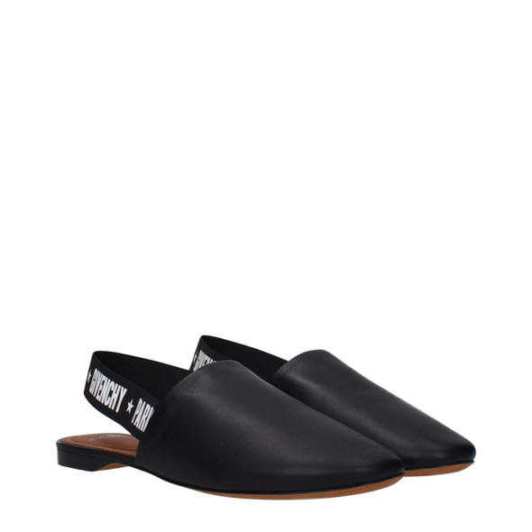 Givenchy Black Leather Slides Givenchy Black Leather Slides