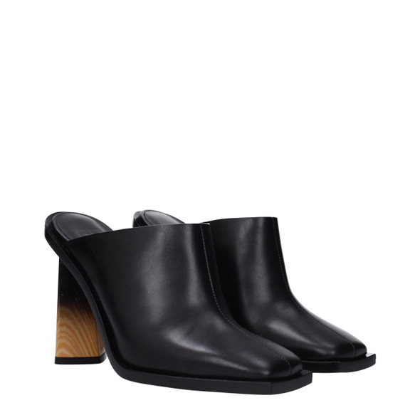 Givenchy Black Leather Mules GI9477441552649BT Givenchy Black Leather Mules GI9477441552649BT