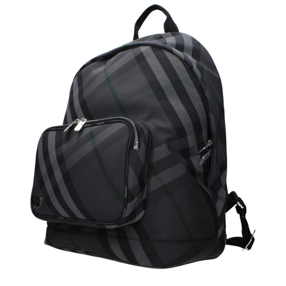 Gray Fabric Backpacks Gray Fabric Backpacks