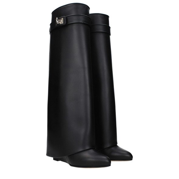 Givenchy Black Leather Boots GI9482732536073BT Givenchy Black Leather Boots GI9482732536073BT