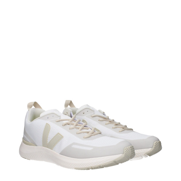 White Fabric Athletic Sneakers VE9489359208713BT White Fabric Athletic Sneakers VE9489359208713BT