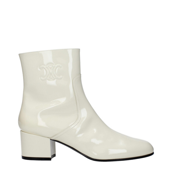 Celine Beige Leather Ankle Boots Celine Beige Leather Ankle Boots