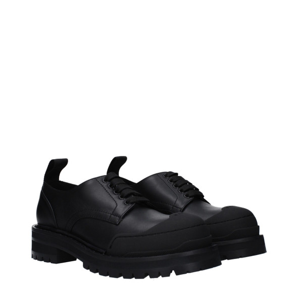 Marni Black Leather Oxfords And Derbies Marni Black Leather Oxfords And Derbies