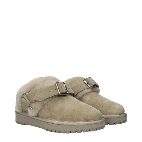 Green Leather Slippers Sandals Green Leather Slippers Sandals
