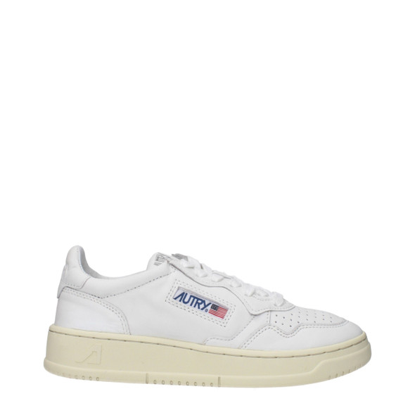 Autry White Leather Low Tops Autry White Leather Low Tops